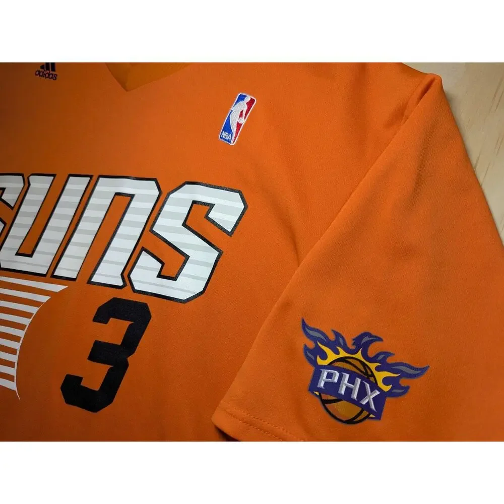 Adidas Men's XXL Isaiah Thomas #3 Phoenix Suns NBA Sleeved Jersey Orange